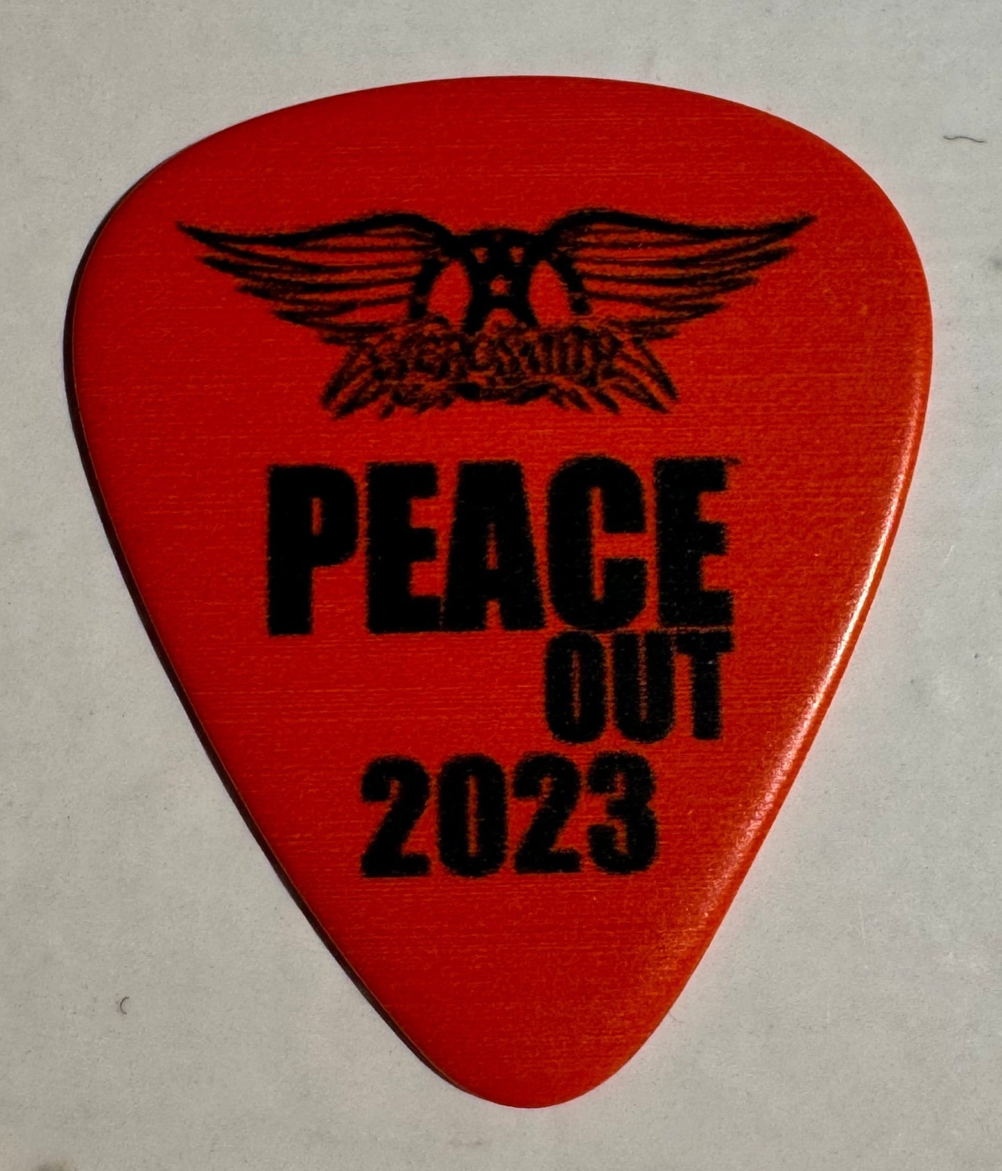 Aerosmith - Guitar Pick Peace Out Tour 2023