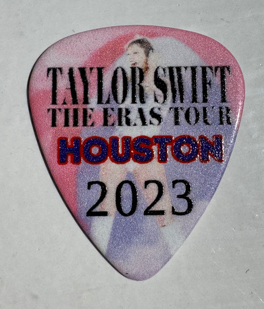 Taylor Swift Commemorative Guitar Pick - 2023 ERAS Tour - HOUSTON