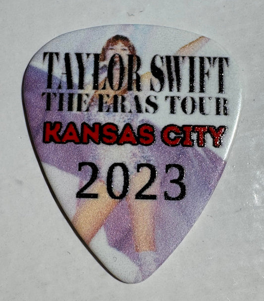 Taylor Swift Commemorative Guitar Pick - 2023 ERAS Tour - KANSAS CITY