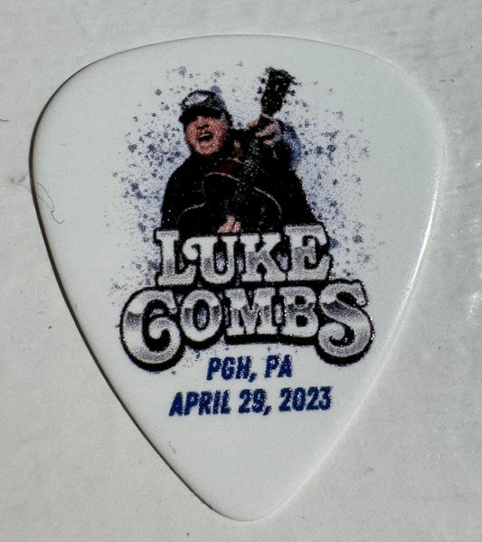 Luke Combs Guitar Pick Pittsburgh Stadium Concert April 29,2023