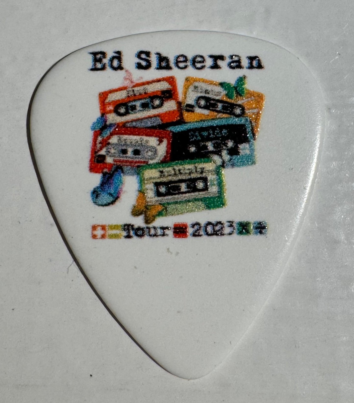 Ed Sheeran Guitar Pick Pittsburgh Stadium Concert On July 8th, 2023