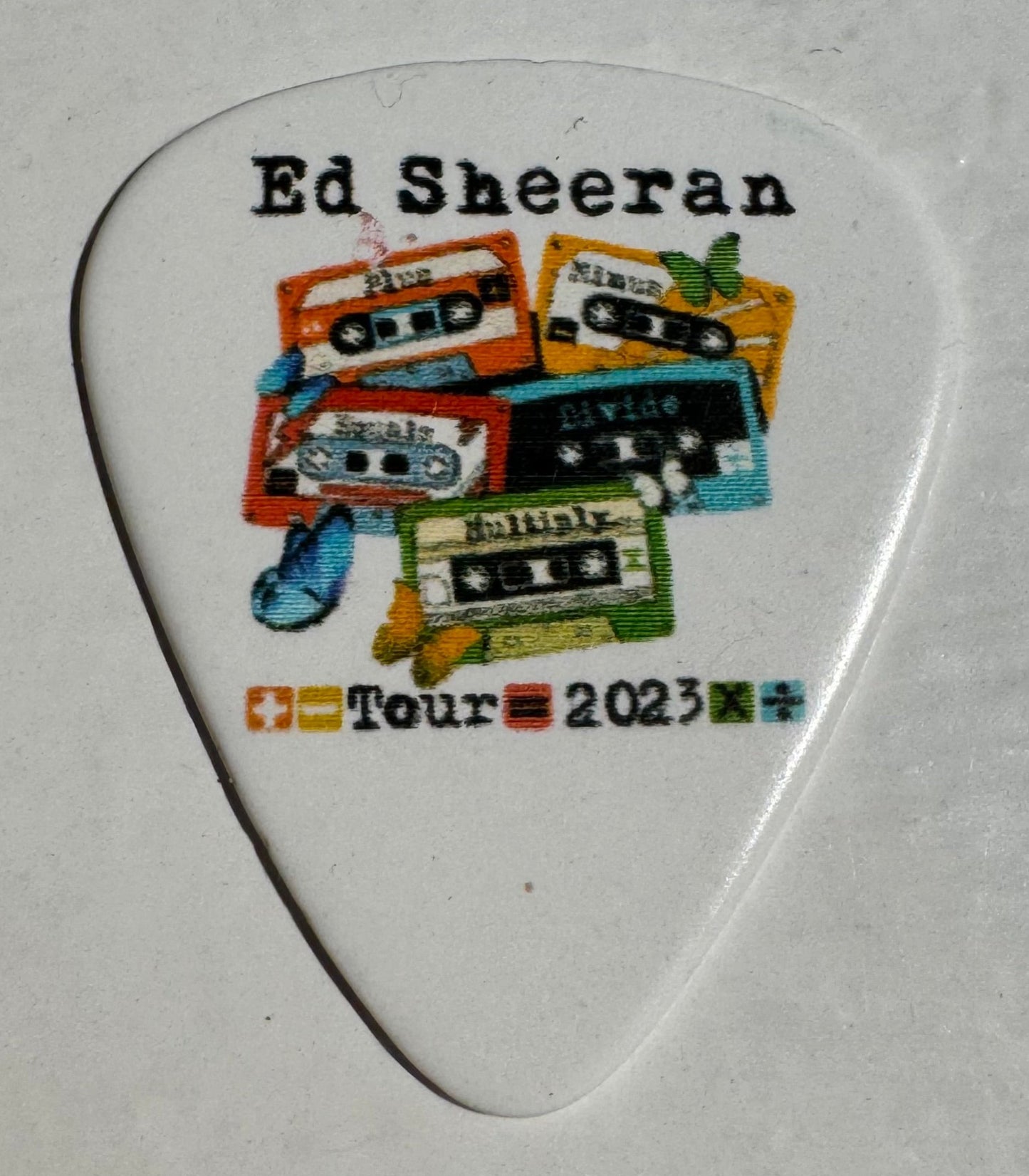 Ed Sheeran Collectible Guitar Pick 2023 Tour