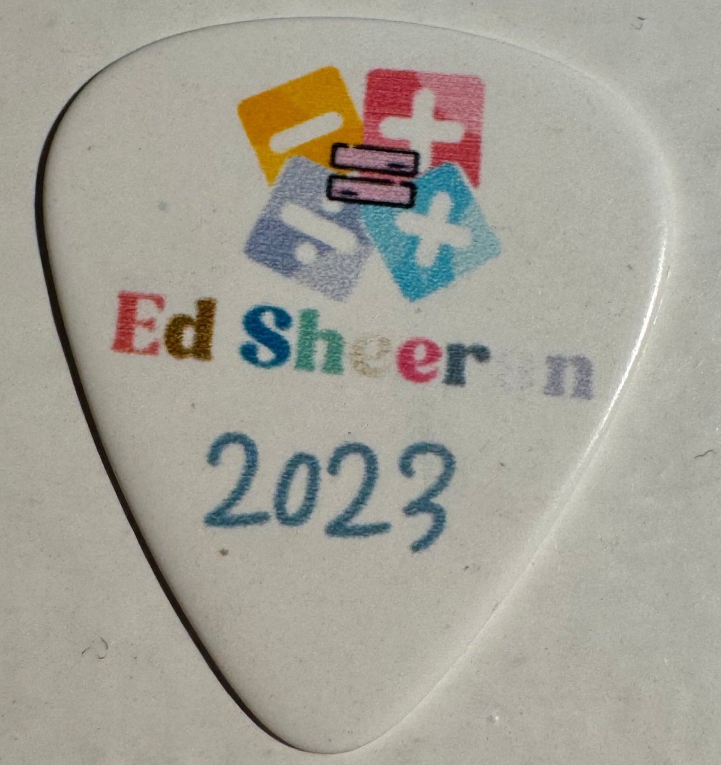 Ed Sheeran Collectible Guitar Pick 2023 Tour