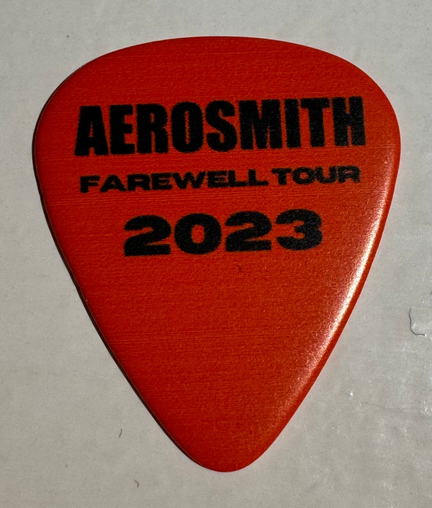 Aerosmith - Guitar Pick Peace Out Tour 2023