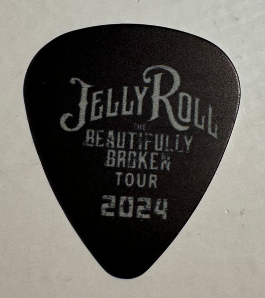 Jelly Roll - Beautifully Broken 2024 Tour Guitar Pick