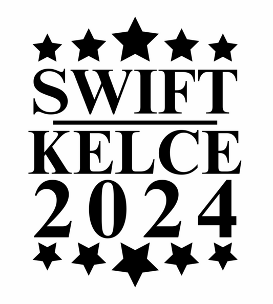 Swift Kelce 2024 car sticker