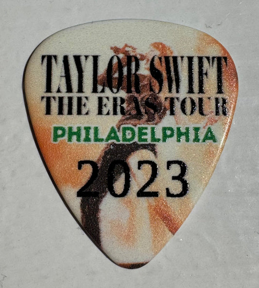 Taylor Swift Commemorative Guitar Pick - 2023 ERAS Tour - PHILADELPHIA